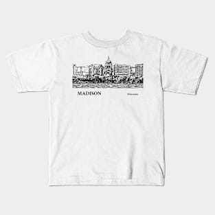 Madison - Wisconsin Kids T-Shirt